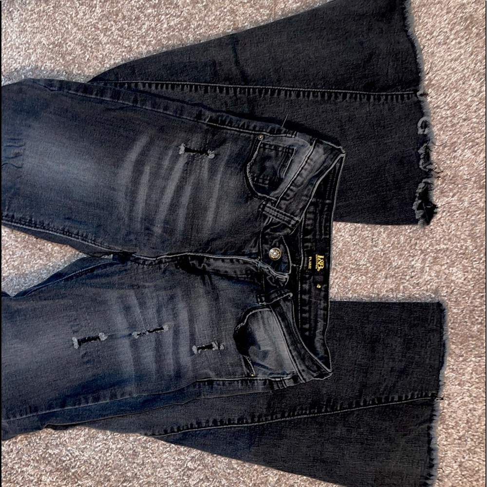 Lucky and Blessed Black Bell Bottoms